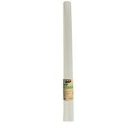 PRONAPPE Nappe en rouleau papier gaufré Toile de lin - 20x1,18m - Ivoire