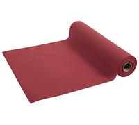 Pronappe - Réf. R532408I - Tête à tête jetable en rouleau de 24 M de long X 0,4 M de large - Prédécoupé tous les 1,20 M - Intissée Airlaid, matière effet textile proche du tissu - Couleur bordeaux