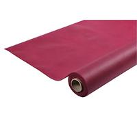 Pronappe - Réf. R781008I - Nappe jetable en non tissé spunbond - Rouleau de 10 M de long X 1,20 M de large -Matière indéchirable, déperlante et essuyable - Couleur bordeaux