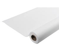Pronappe - Réf. R781201I - Nappe jetable en non tissé spunbond - Rouleau de 50,4 M de long X 1,20 M de large, prédécoupé tous les 1,20 M - Indéchirable, déperlante et essuyable - Couleur blanche