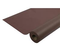Pronappe - Réf. R782511I - Nappe jetable en non tissé spunbond - Rouleau de 25 M de long X 1,20 M de large - Matière indéchirable, déperlante et essuyable - Couleur chocolat