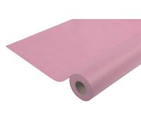 Pronappe - Réf. R785051I - Nappe jetable en non tissé spunbond - Rouleau de 50 M de long X 1,20 M de large -Tissu indéchirable, déperlant et essuyable - Couleur rose poudré