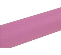 PRONAPPE - Réf. R800614I - Carton de 16 nappes jetables en papier gaufré - Rouleau de 6 M de long et 1,18 M de large - Gaufrage unique, esthétique et profond - Couleur rose bonbon
