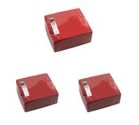 PRONAPPE - Réf. SV622009I - 50 Serviettes cocktail 20x20 cm - Papier micro-gaufré - ouate 2 plis - Rouge (Lot de 3)