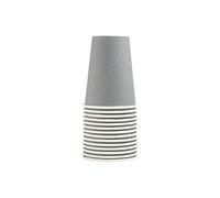 Pronappe - Tasse - Taille 7 cm diameter - 200 ml - jetable - gris (pack de 15)