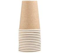 Pronappe - Tasse - Taille 7 cm diameter - 200 ml - jetable - kraft (pack de 15) Kraft G