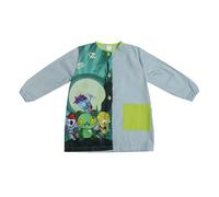 PRONENS®. Tablier d'écolier pour enfants. Blouse scolaire d'enfant pour la crèche et l'école, con boutones y manches longues. Nom personnalisable. (ZOMBI, 9-10 ANS)