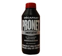 Décapant ciment béton élimine laitance sur ciment béton calcaire outils bétonnière auge toupie pelleteuse 1 L PRONET