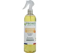 PRONET NATURE - Destructeur d'odeurs - Elimine les mauvaises odeurs ambiantes - Efficace sur textiles, tissus d’ameublement - Sans trace ni résidus - 98% ingrédients naturels - Fleur de Tiaré - 500ml