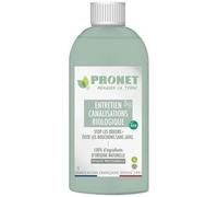 PRONET NATURE - Gel Entretien Biologique - Elimine les mauvaises odeurs, évite la formation de bouchons - 98% ingrédients naturels - Compatible fosse septique - Usage préventif - Senteur Menthe - 1L