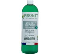 PRONET NATURE - Gel Entretien canalisation Biologique - Elimine les mauvaises odeurs, évite la formation de bouchons - 98% ingredients naturels - Fosse septique - Usage préventif - Senteur Menthe - 1L