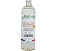 PRONET NATURE - Liquide Vaisselle écologique - Dégraisse, fait briller - Doux pour peaux sensibles - Formule concentrée - 98,4% ingrédients naturels - ECOCERT - Dosage sans surplus - Agrumes - 500ml