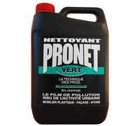 PRONET - Nettoyant Polyvalent pour l'exterieur - Nettoie et élimine efficacement les traces noires et verdissures - Nettoyant dépolluant pour toutes les surfaces lavables exterieures - 5 L