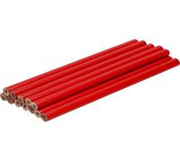 Pronett 0984 Crayon de charpentier 17,5 cm - Set de 12 pièces