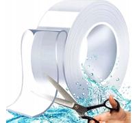 Pronett 2042 Ruban adhésif NANO double face transparent 30 mm x 5 m