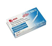 Prong Bases for Two-Piece Paper File Fasteners, One Inch Capacity, 100/Box, Sold as 1 Box