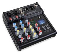 Pronomic B-403 Mini-Mixer avec Bluetooth et Enregistrement USB, 3 mm