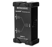 Pronomic Boîte Parallèle Speakon 4-4-4 - Splitter pour câble Speakon - divise un signal 2 ou 4 pôles en 2 signaux - connecteurs Neutrik d'origine - boîtier robuste en acier - noir