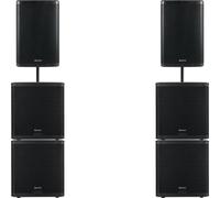 Pronomic C-118SA/215MA Système PA Actif, 4200 W RMS