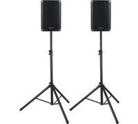 Pronomic C-210 MA 10 haut-parleur actif 400 Watt set statif G
