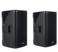 Pronomic C-212 MA Set Stéréo - Deux Enceintes Actives 2 Voies - Puissance : 2000 Watts - Woofer 12" + Tweeter 1,75" - Récepteur Bluetooth et DSP-Presets - Boîtier Plastique avec Inclinaison Moniteur