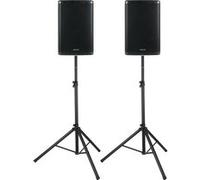 Pronomic C-215 MP 15\"" Ensemble D'enceintes Passives Avec Trépieds