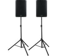Pronomic C-215 MP 15\"" Ensemble D'enceintes Passives Avec Trépieds