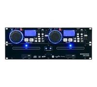 Pronomic CDJ-230 Double Lecteur DJ CD avec USB & SD (Table de mixage DJ 2 canaux avec contrôleur séparé, Pitch Bender et Effets DSP, Seamless Loop, Format 19")
