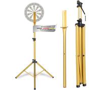 Pronomic DA-45S GD Support Cible Fléchettes Or, Trépied Pronomic SPS-1S GD | Construction tripode stable, Renforts supplémentaires, Grandes vis de serrage pour fixation, Diamètre du collier: 35 mm, 2 kg