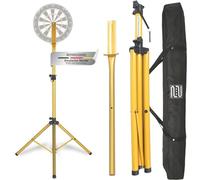Pronomic DA-45S GD Support de Cible de Fléchettes Or Set INCL. Sac