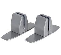 Pronomic DiviDesk SF-320 SR 2 Pièces Support de Cloison - Le Montage indépendant pour Table en paravent, séparateur de Bureau - Pieds en Metal