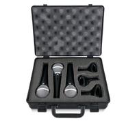 Pronomic DM-58-C Microphone Vocal Lot de 3 avec Valise