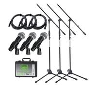 Pronomic DM-58-C Microphone vocal Set de démarrage 3 pièces