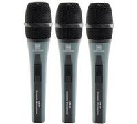3x Set de Microphone Professionnel DJ PA Chant Cable de XLR Pince Mic Coffre