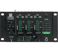 Pronomic DX-26 MKII DJ-Mixer, Mixeur DJ 3 canaux, Construction robuste | Faders Ultraglide ultra fluides de 45 mm, Fonction Cue avec réglage crossfader et volume, Design à très faible bruit, 3 mm