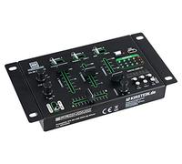 Pronomic DX-26 USB MKII DJ-Mixer - Mixeur DJ 3 canaux - Fonction Cue pour tous les canaux - Lecteur MP3-2x canal Line/Phono - 2x entrée micro
