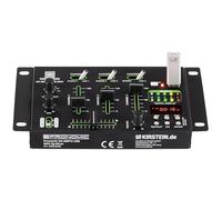 Pronomic DX-30BTU USB MKII Table de mixage DJ Bluetooth 3 canaux - Lecteur USB/MP3-2 entrées micro clé USB 32 gigas inclus