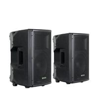 Pronomic E-210 MA Enceinte Active 10"" Set Stéréo 400 Watts