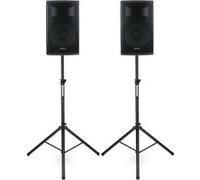 Pronomic E-215 MA 15 haut-parleur actif 500 Watt statif set