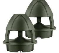 Pronomic HLS-560 GR 360° Enceintes Extérieures, Vertes, Passives, Lot De 2