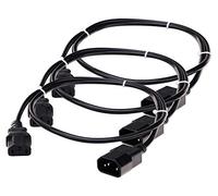 Pronomic IECIEC-1, 0 Câble d’Extension Alimentation 1, 0m Lot de 3
