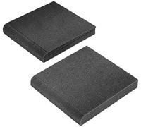 Pronomic ISO-Stand 7" plaques absorbantes pour moniteurs Studio - 2 Cales d'atténuation, découplage Acoustique et réduction des résonances - 5 Angles - Mousse Haute densité - Anthracite