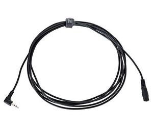 Pronomic JFJS-3 Câble De Rallonge - Câble Audio Universel - Connecteur Jack Stéréo Coudé 3,5 mm ⇒ Prise Jack Stéréo 3,5 mm - Rallonge Pour Casque Par Ex. - Longueur : 3 m - Noir
