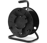 Enrouleur de Cable Organisateur Tambour Vide Assistant Attaches Connecteurs Noir