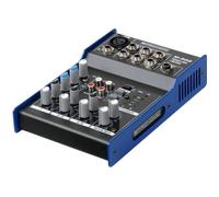 Pronomic Table de mixage M-502 Live/Studio – 1 canal mono XLR/jack, 2 stéréo, EQ 3 bandes, 48V