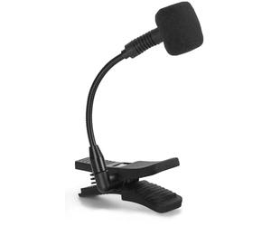 Pronomic Microphone à Pince IM-10 (Microphone à condensateur Clip, pour Instruments à Vent, col de Cygne, IN daptateur Alimentation fantôme et Bonnet Anti-Vent)