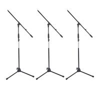 Pronomic MS-116 Stand Avec Perche de Microphone. Lot de 3