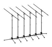 Pronomic MS-15 Trépied Pro Avec Perche de Microphon.e Lot de 6