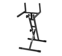 Pronomic MXS-100 Support multifonction pour mixeurs, amplis guitare, combos, PC, enceintes, racks. Hauteur totale 47-82 cm, sol à surface 35-68,5 cm.