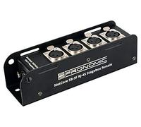 Pronomic NetCore SB-3F Multicore-Stagebox mâle - Stagebox avec 4 prises XLR (femelle) sur prise RJ45 - pour la transmission de signaux analogiques ou numériques via câble réseau